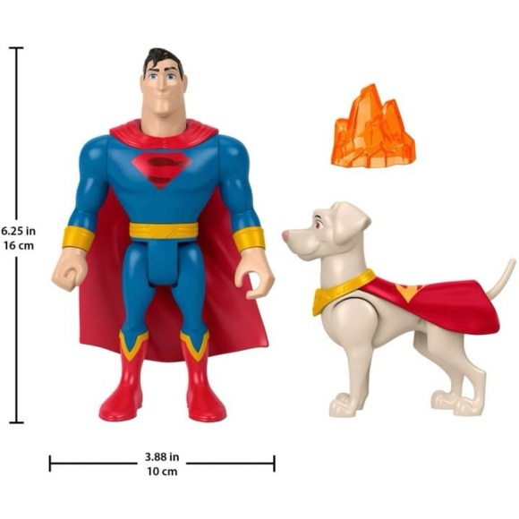 Fisher-Price DC League Of Superpets Superman & Krypto Set - Picture 9 of 12